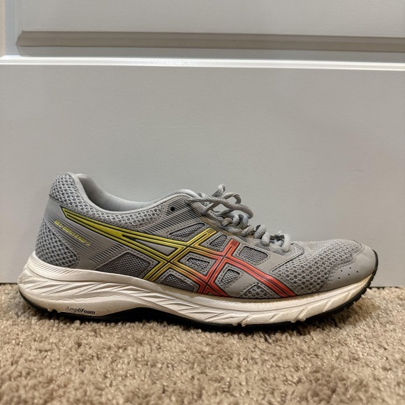 ASICS GEL-Contend 5 Shoes Womens Size 9 Gray Running Sneakers Amplifoam 1012A234 - Picture 1 of 10